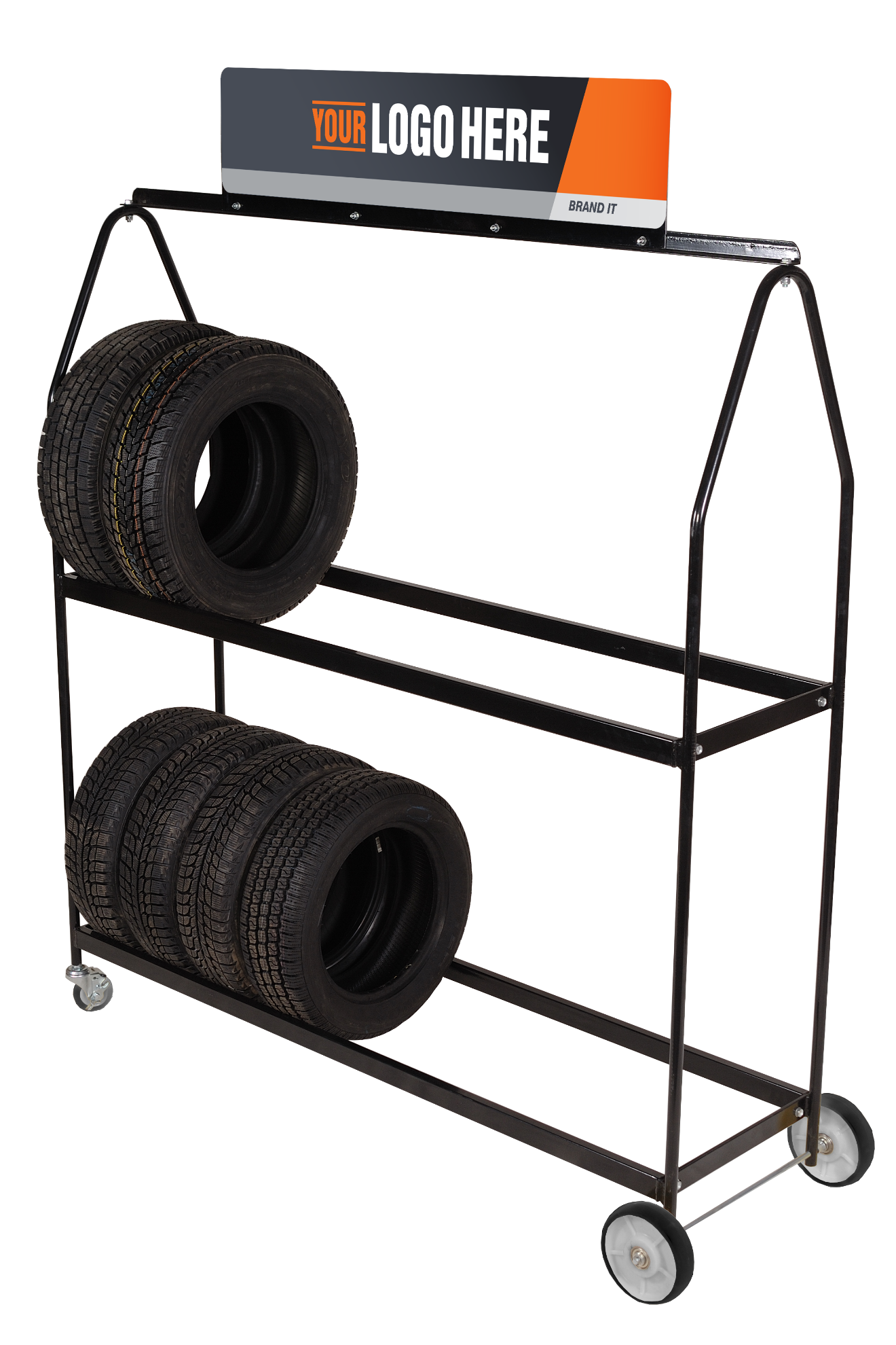 Mobile Tyre Display Rack - Deluxe (MTD-72)